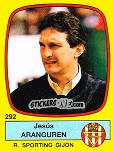 Cromo Jesús Aranguren - Liga Spagnola 1988-1989 - Panini