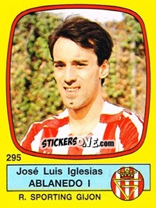 Sticker José Luis Iglesias Ablanedo I - Liga Spagnola 1988-1989 n. 295 - Panini