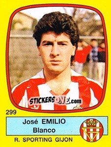 Sticker José Emilio Blanco - Liga Spagnola 1988-1989 n. 299 - Panini