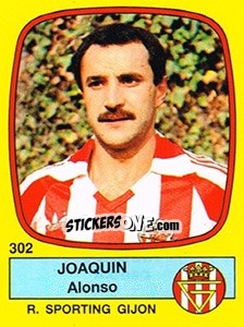 Sticker Joaquin Alonso - Liga Spagnola 1988-1989 n. 302 - Panini
