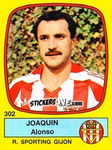 Cromo Joaquin Alonso - Liga Spagnola 1988-1989 - Panini