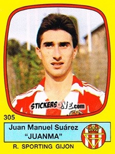 Cromo Juan Manuel Suárez 