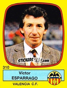 Cromo Victor Esparrago - Liga Spagnola 1988-1989 - Panini