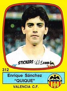 Cromo Enrique Sánchez 