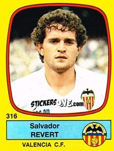 Cromo Salvador Revert - Liga Spagnola 1988-1989 n. 316 - Panini