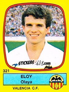 Cromo Eloy Olaya - Liga Spagnola 1988-1989 - Panini