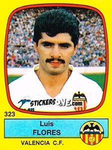 Cromo Luis Flores - Liga Spagnola 1988-1989 - Panini