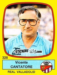 Cromo Vicente Cantatore - Liga Spagnola 1988-1989 - Panini