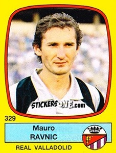 Cromo Mauro Ravnic - Liga Spagnola 1988-1989 - Panini