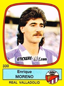 Cromo Enrique Moreno - Liga Spagnola 1988-1989 - Panini