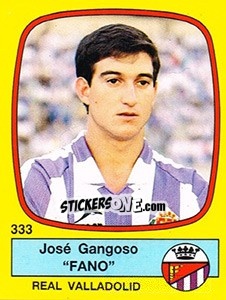 Cromo José Gangoso 