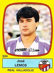 Sticker José Lemos - Liga Spagnola 1988-1989 n. 334 - Panini