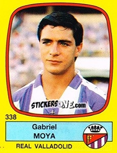 Cromo Gabriel Moya - Liga Spagnola 1988-1989 - Panini