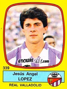 Sticker Jesús Angel Lopez - Liga Spagnola 1988-1989 n. 339 - Panini
