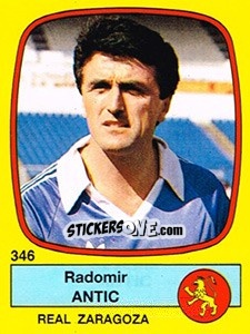 Sticker Radomir Antic - Liga Spagnola 1988-1989 n. 346 - Panini