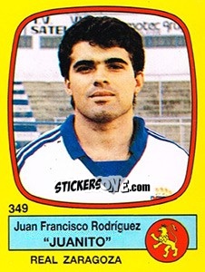 Cromo Juan Francisco Rodríguez 