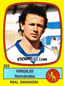 Cromo Virgilio Hernández - Liga Spagnola 1988-1989 - Panini