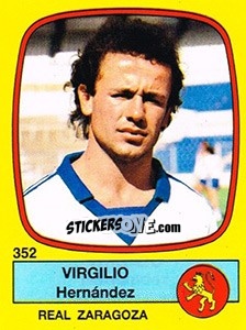 Sticker Virgilio Hernández - Liga Spagnola 1988-1989 n. 352 - Panini