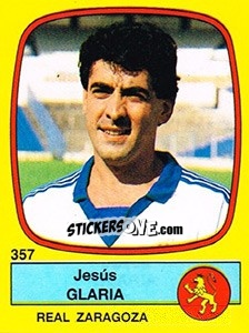 Sticker Jesús Glaria - Liga Spagnola 1988-1989 n. 357 - Panini