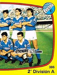 Figurina Equipo - Liga Spagnola 1988-1989 - Panini