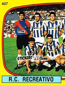 Cromo Equipo - Liga Spagnola 1988-1989 - Panini