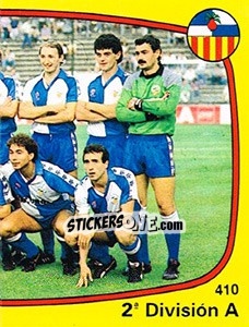 Figurina Equipo - Liga Spagnola 1988-1989 - Panini