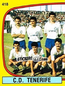 Sticker Equipo - Liga Spagnola 1988-1989 - Panini