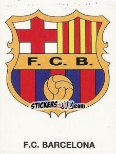 Sticker Escudo (F.C. Barcelona) - Liga Spagnola 1993-1994 n. 4 - Panini