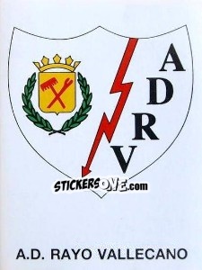 Sticker Escudo (A.D. Rayo Vallecano) - Liga Spagnola 1993-1994 - Panini