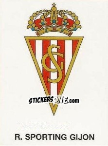 Sticker Escudo (R. Sporting Gijon)