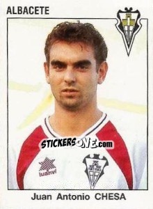 Sticker Juan Antonio Chesa - Liga Spagnola 1993-1994 - Panini