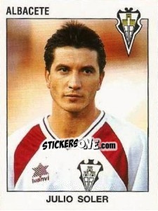 Sticker Julio Soler - Liga Spagnola 1993-1994 - Panini