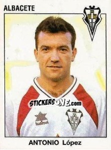 Cromo Antonio López - Liga Spagnola 1993-1994 n. 36 - Panini