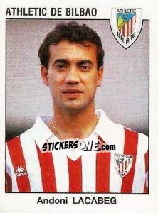 Figurina Andoni Lacabeg - Liga Spagnola 1993-1994 - Panini