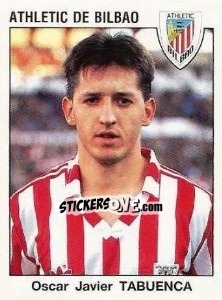Sticker Oscar Javier Tabuenca - Liga Spagnola 1993-1994 n. 44 - Panini
