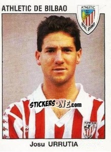 Cromo Josu Urrutia - Liga Spagnola 1993-1994 - Panini