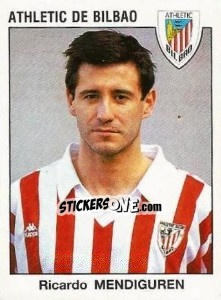 Figurina Ricardo Mendiguren - Liga Spagnola 1993-1994 - Panini