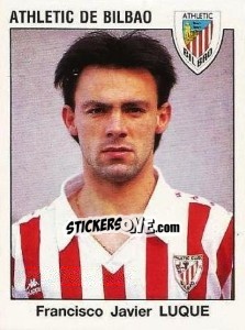 Sticker Francisco Javier Luque - Liga Spagnola 1993-1994 n. 54 - Panini