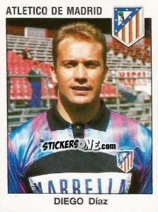 Figurina Diego Díaz - Liga Spagnola 1993-1994 n. 57 - Panini