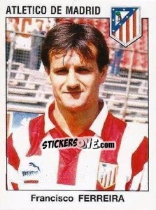 Sticker Francisco Ferreira - Liga Spagnola 1993-1994 n. 60 - Panini