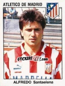 Sticker Alfredo Santaelena - Liga Spagnola 1993-1994 n. 64 - Panini