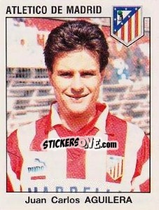 Sticker Juan Carlos Aguilera - Liga Spagnola 1993-1994 n. 66 - Panini