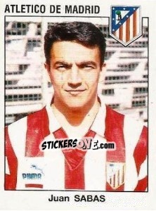 Sticker Juan Sabas - Liga Spagnola 1993-1994 n. 69 - Panini