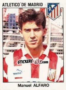 Sticker Manuel Alfaro - Liga Spagnola 1993-1994 n. 70 - Panini