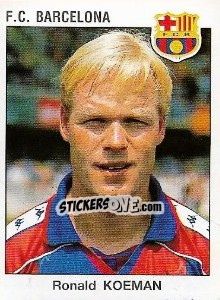 Sticker Ronald Koeman - Liga Spagnola 1993-1994 - Panini