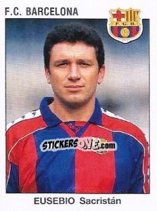 Figurina Eusebio Sacristán - Liga Spagnola 1993-1994 n. 77 - Panini