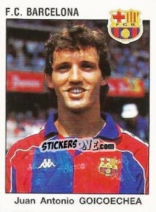 Cromo Juan Antonio Goicoechea - Liga Spagnola 1993-1994 - Panini