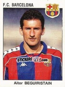 Sticker Aitor Beguiristain - Liga Spagnola 1993-1994 n. 85 - Panini