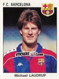 Sticker Michael Laudrup - Liga Spagnola 1993-1994 n. 87 - Panini