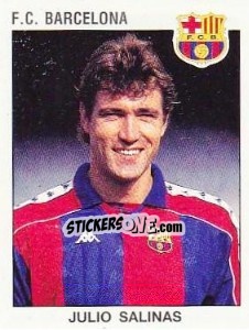 Figurina Julio Salinas - Liga Spagnola 1993-1994 - Panini